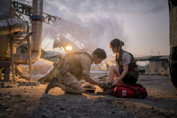 nonton streaming atau download drama korea descendants of the sun sub indo viu