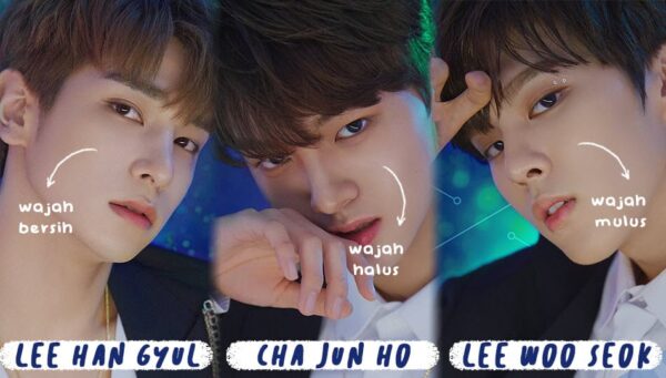 natural look X1 from Produce X 101 : Lee Han Gyul, Cha Jun Ho, Lee Woo Seok. Saksikan hanya di VIU.