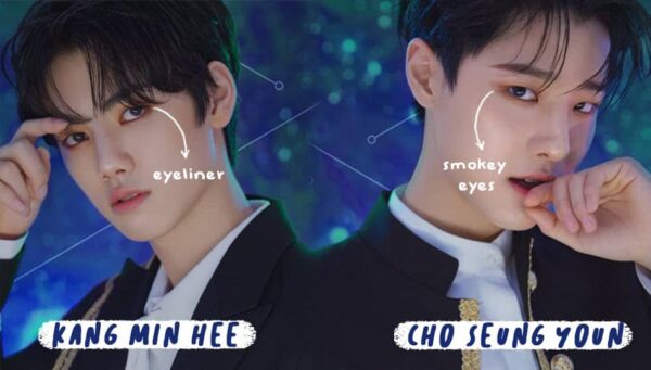 eye make up X1 from Produce X 101 : Kang Min Hee, Cho Seung Youn. Tonton di Viu