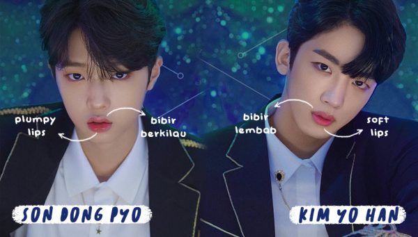 plumpy lips X1 from Kshow Produce X 101 sub Indo : Son Dong Pyo, Kim Yo Han