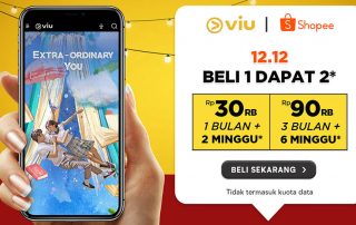 harbolnas promo shopee 12.12 upgrade viu premium