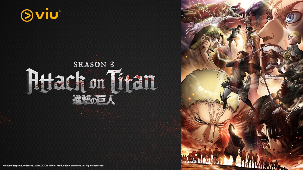 nonton streaming atau download anime attack on titan season 3 sub indo viu