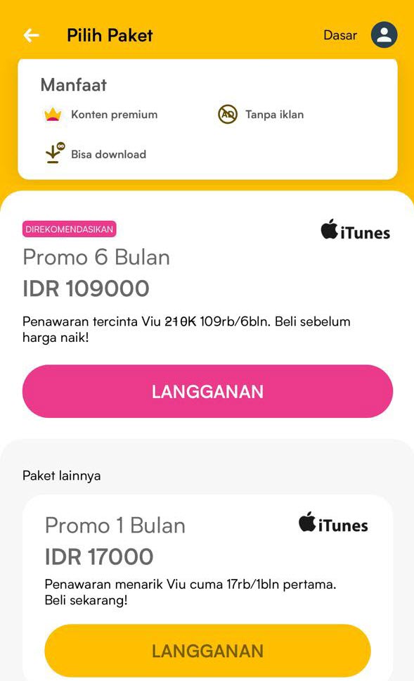 viu premium itunes apple