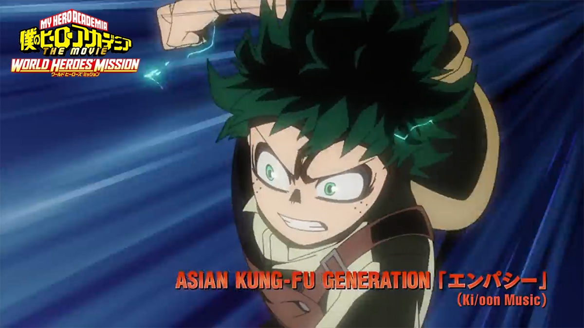 My Hero Academia The Movie World Heroes Mission Streaming Asian Kung-Fu Generation Nyanyikan OST Film ke-3 My Hero Academia! | VIU