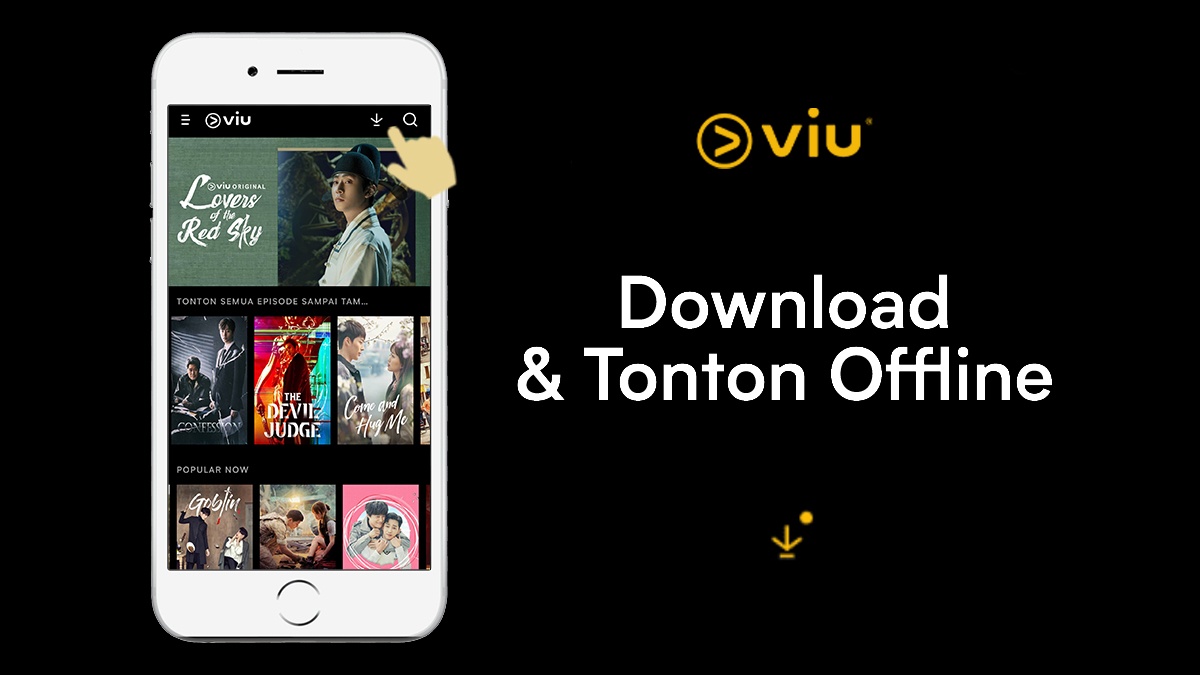 cara download dan nonton offline di viu