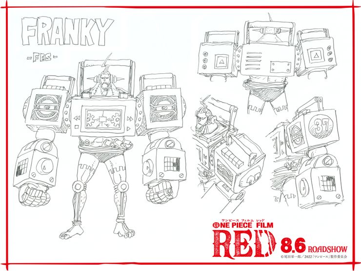 One Piece Film Red Mengungkapkan Desain 