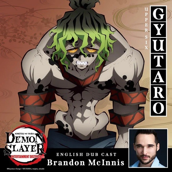 Brandon Mclnnis Mengisi Suara Dub Bahasa Inggris Anime Demon Slayer:  Kimetsu no Yaiba | VIU