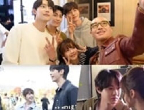 Behind the Scene Crushology 101: Roh Jeong Eui, Lee Chae Min, Kim Hyun Jin, dan Lainnya Pamerkan Senyum di Lokasi Syuting