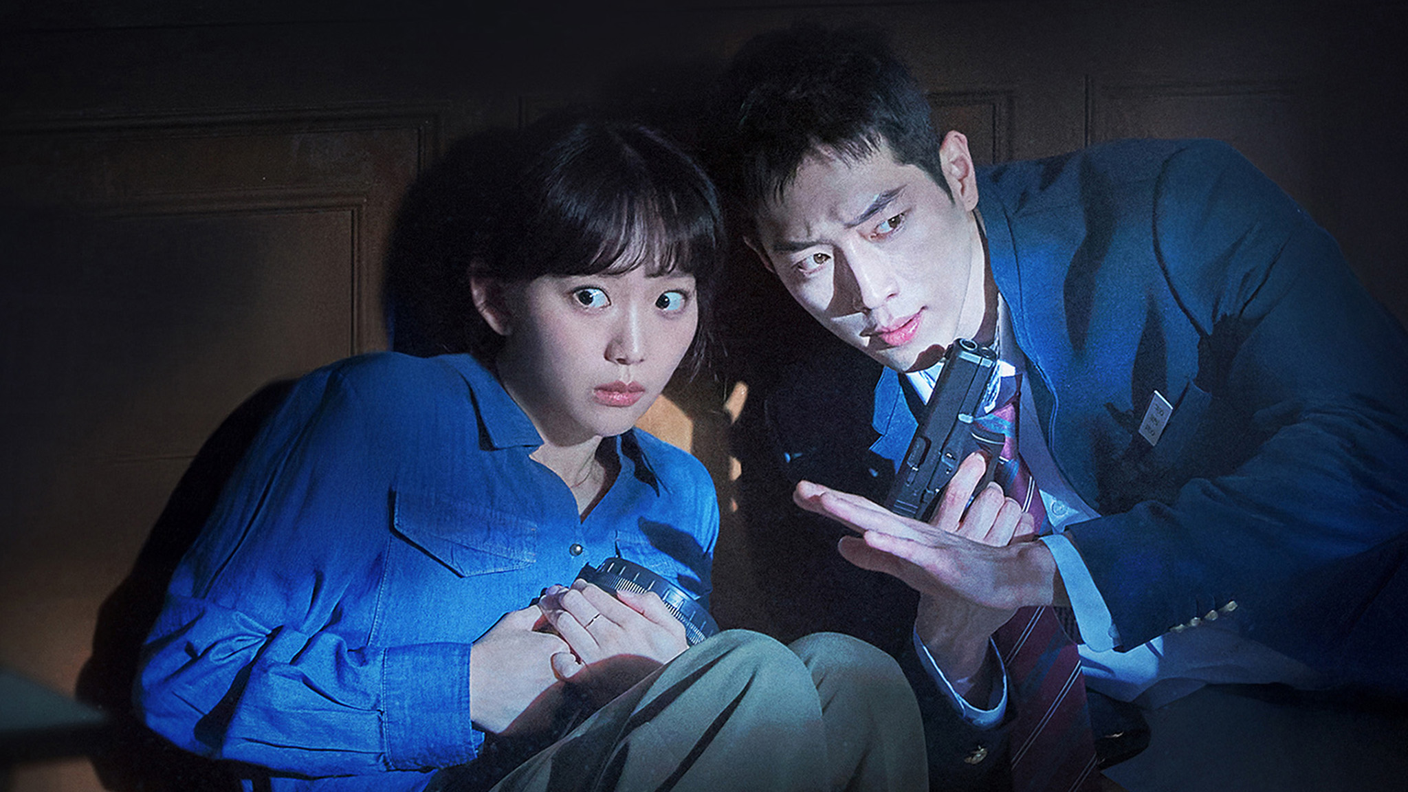 Seo Kang-joon as Kim Hyung-bae, Jin Ki-joo as Oh Su-a - Undercover Highschool Kdrama Viu Original Wallaper -Desktop