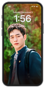 Seo Kang-joon as Kim Hyung-bae - Undercover Highschool Kdrama Viu Original Mobile mockup v1