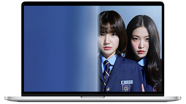 Lee Eun Saem Kim Hye In Ye Ri Baek Je Na Bitch x Rich 2 Korean Dramas Viu Kdramas School Youth Mystery Desktop Tablet HD Wallpaper mockup 2