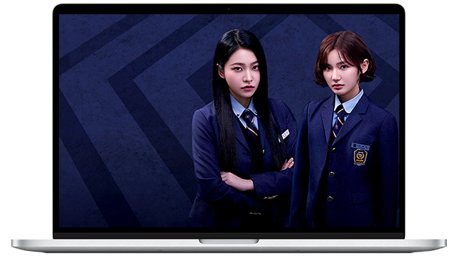 Lee Eun Saem Kim Hye In Ye Ri Baek Je Na Bitch x Rich 2 Korean Dramas Viu Kdramas School Youth Mystery Desktop Tablet HD Wallpaper mockup