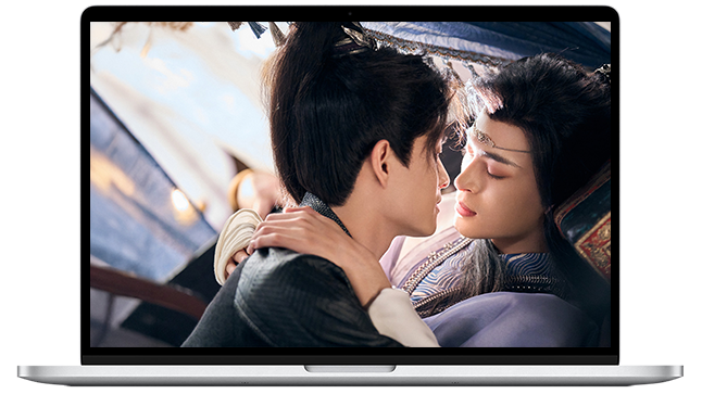 张哲旭 段子昂 弭金 萧殊鹤 Zhang Zhe Xu as Duan Ziang, Mi Jin as Xiao Shu He Kill to love 紫陌红尘 lgbt Viu asian dramas C dramas Chinese Dramas Wallpaper V4 Mockup