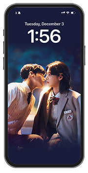 Ryeoun as Ha Eun-gyeol Shin Eun-soo as Cheong-ah - Twinkling Watermelon Viu Kdrama TV series online wallpaper mobile V1 mockup