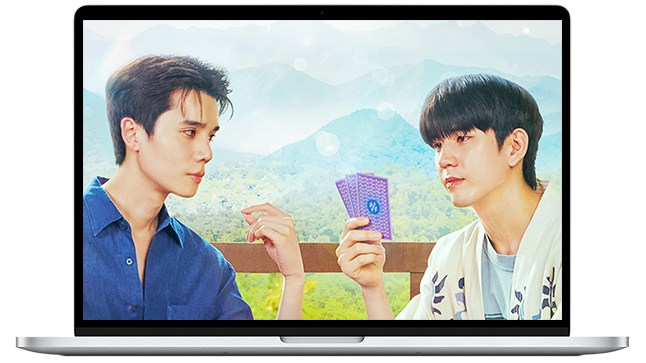 Jimmy Jitaraphol Potiwihok Thap Sea Tawinan Anukoolprasert In My Magic Prophecy Viu Thai BL series Boy’s love Gay LGBTQ+ Fantasy Romance dramas HD Wallpaper Desktop V1