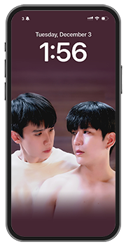 Jimmy Jitaraphol Potiwihok Thap Sea Tawinan Anukoolprasert In My Magic Prophecy Viu Thai BL series Boy’s love Gay LGBTQ+ Fantasy Romance dramas HD Wallpaper Mobile mockup V3