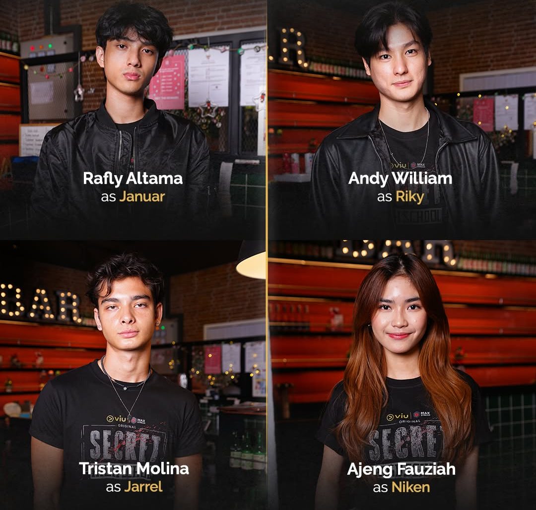Rafly Altama as Januar Andy William as Riky Tristan Molina as Jarrel Ajeng Fauziah as Niken Secret High School cast
