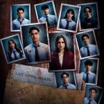 Tissa Biani as Aura, Yesaya Abraham as Sakha, Ryan Winter as Azka, and Florian Rutters as Jayden Indonesian series Secret High School Viu thriller series Secret High School Viu teen youth genre