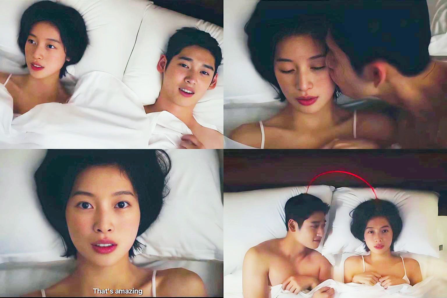 Lee Soo Hyuk Han Ji Uk Lee Da Hee Lee Gyu Jin ARin Sin Hyeon Hop S LINE S라인 Viu Kdramas dark korean thriller dramas Mystery Fantasy korean tv show sex line scene