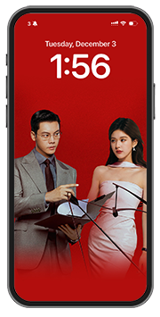 William Chan as Haoming, Shen Zhao Lusi as Yan Xu_Yan Qiao Love's Ambition 许我耀眼 Viu Chinese Romantic Dramas Cdramas 大乔小乔 Mobile Wallpaper HD -V2 mockup