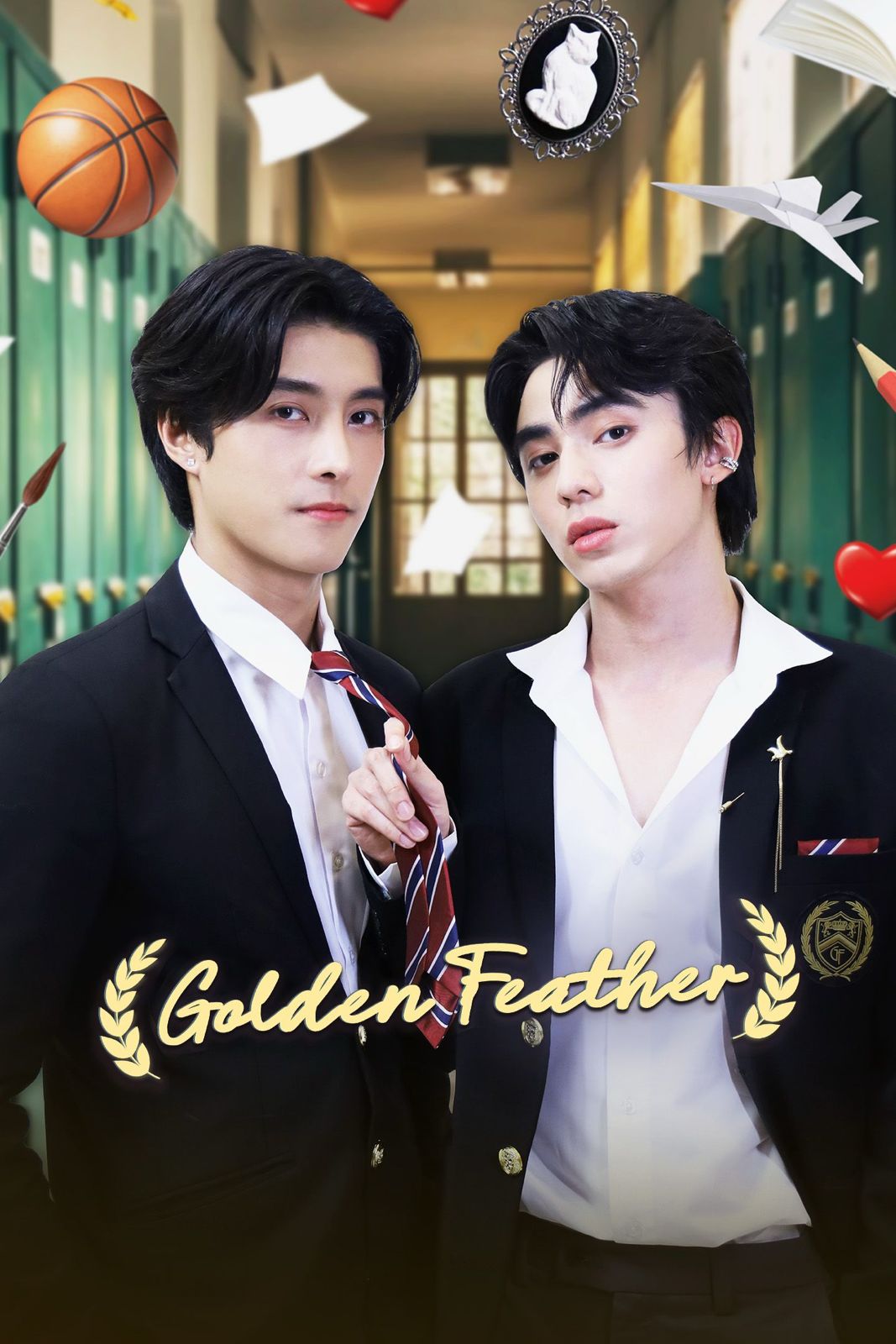 Chris Christopher Tyler Chindapol Leo Winner Tanatat Kunaneksin Logic Viu thai BL micro dramas verticals drama short dramas gay Golden Feather