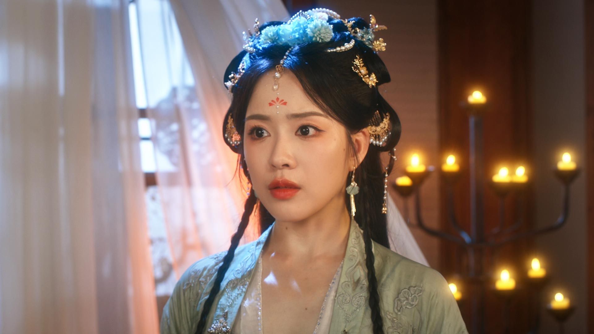 Mao Wei Jia as Jing Yun 毛唯嘉（饰 景云）南相思 Fate of Southern Love, 中港台劇 大陸劇 內地劇 古裝愛情 曾宥臻 嚴子賢 Chinese Dramas Costume Romance ep2