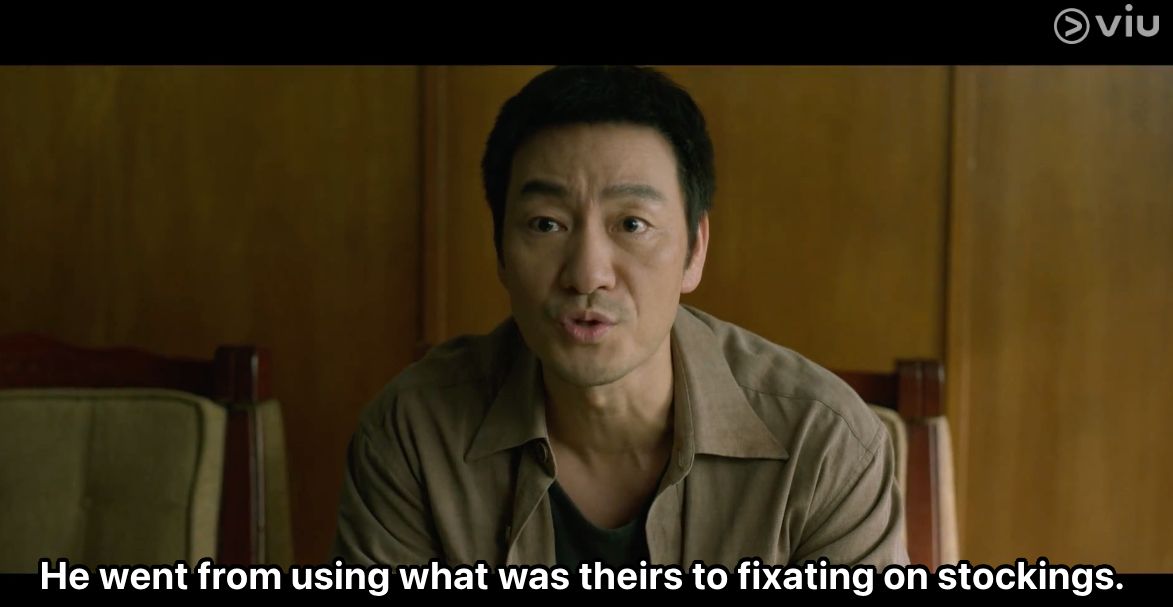 Park Hae Soo said, "He went from using what was theirs to fixating on stockings."