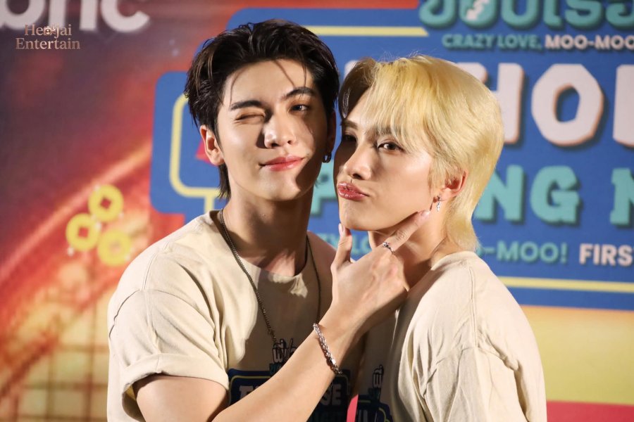 Crazy Love, Moo-Moo! พี่ฟากชอบเธอมู่ Fresh Releases Local Viu Original LGBTQ+ Thai BL Drama Rom com Boss Chaikamon Sermsongwittaya Noeul Nuttarat Tangwai cast photo 1