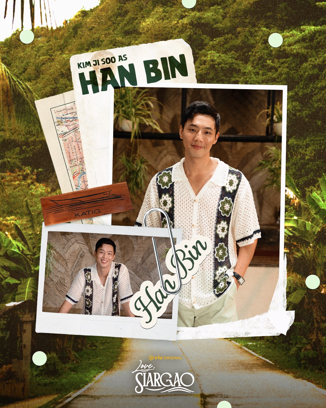 Kim Ji Soo as Han Bin Love, Siargao cast behind the scene bts rom com Viu Pinoy Drama Philippine romantic drama TV series Filipino dramas 2