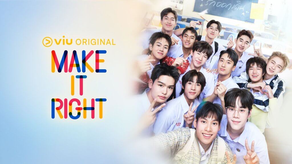 Make It Right รักออกเดิน Viu LGBTQ rom com thai drama BL drama highschool drama thumbnail