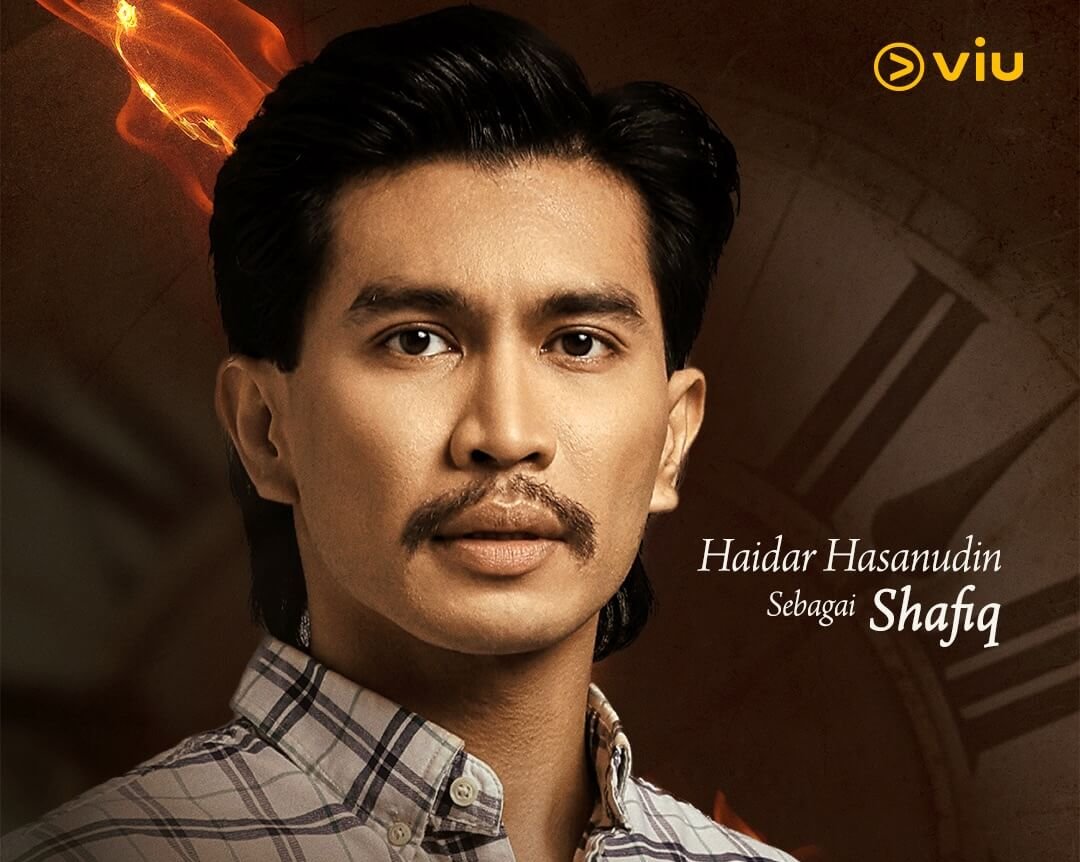 Haidar Hasanudin as Shafiq Embers Of The Heart Cinta Dalam Sekam Viu Original Malay Drama Romance cast