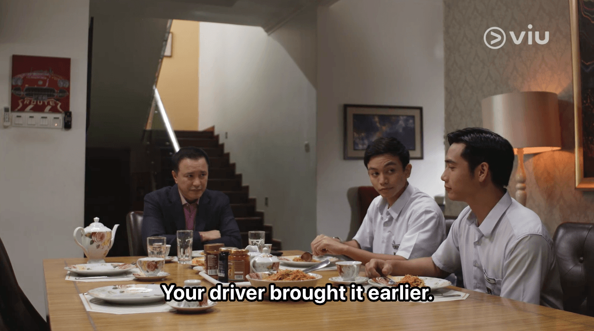 Hun Haqeem as Kaer Zarif Ghazzi as Luth Broken Cela episode 5 Viu Original Malay Dramas Thriller -5