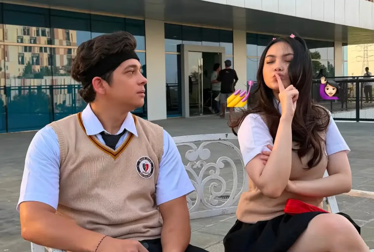 Junior Roberts as Kaizen Aisyah Aqilah as Annet Spice of Youth Spice of Youth Garam Muda Gairah Masa Muda Viu Original Indonesia rom com School BTS -2