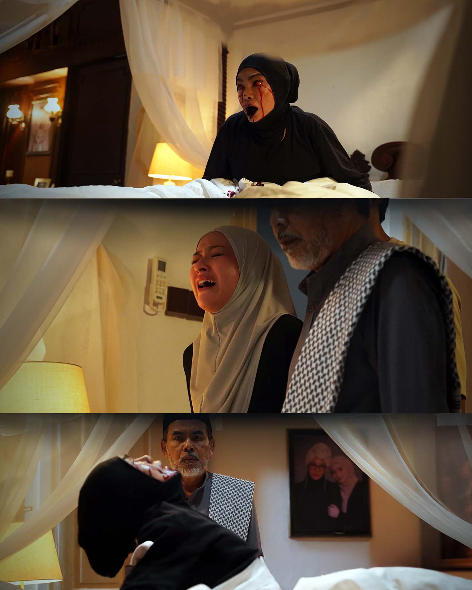 exorcism scene bloody horror scene in the the-hidden-hand-dia-perempuan-sialan
