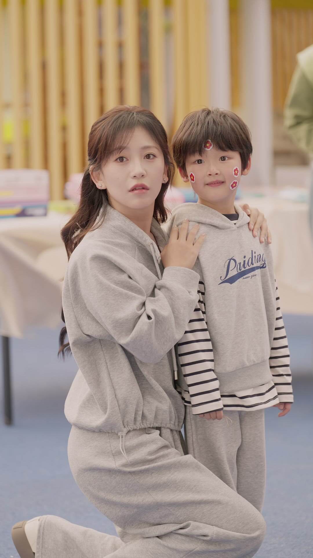 Jin Zixuan as Min Hui with Bao You as Min Quanquan in Episode 51 of All My Love For You Chinese micro-drama on Viu
