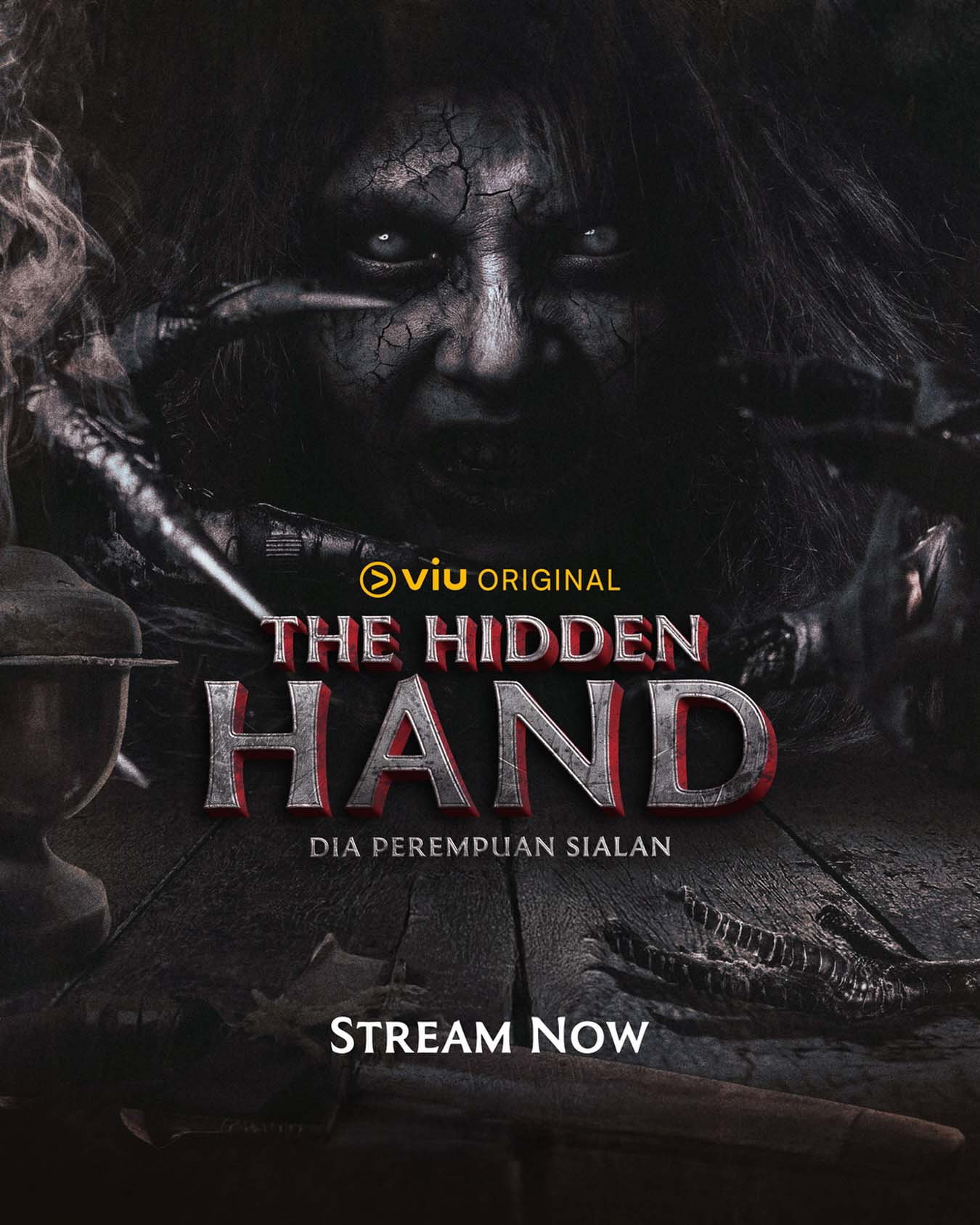 Official Viu vertical thumbnail for The Hidden Hand Dia Perempuan Sialan featuring Meerqeen, Hannah Delisha and Caitlin Halderman
